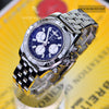Breitling Chronomat B01 41mm Black Dial Mens Watch Stainless Steel AB0140