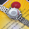 Breitling Chronomat B01 41mm Black Dial Factory Diamond Bezel Steel AB0140