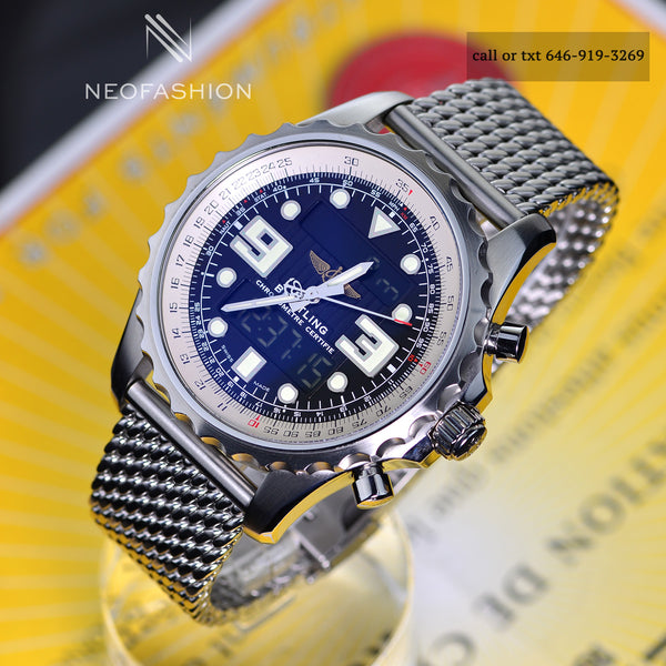 Stainless Steel A78365 Breitling Chronospace Stainless Steel Black