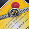 Breitling Chronomat 18K Gold & Stainless Steel Black Dial B13050﻿