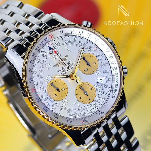 D23322 Breitling Navitimer 18k Breitling Navitimer Two-Tone 18K