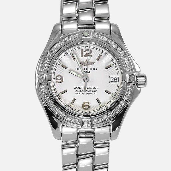 Breitling Colt Oceane Lady Factory Diamond Bezel A77350 - NeoFashionStore