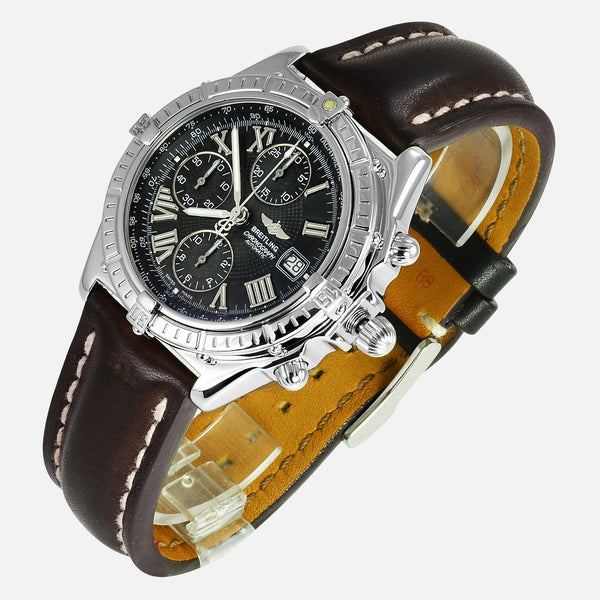 Breitling Chronomat Crosswind Black Dial A13355 - DAN R