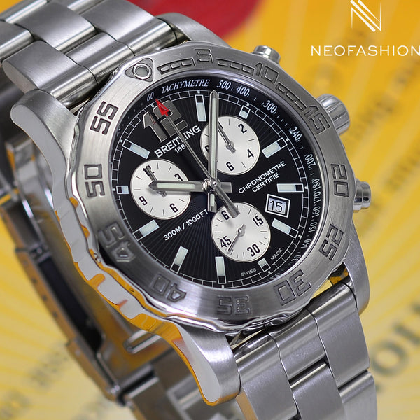 Breitling Colt Chrono II 44 Super Quartz Black Dial A73387 - NeoFashionStore