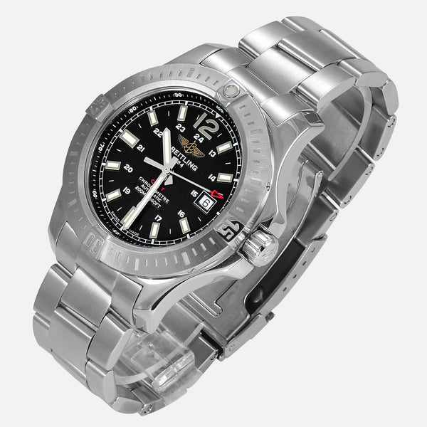 BREITLING COLT A17388 400本限定 Breitling Colt Automatic A17388 44mm Black Dial Date