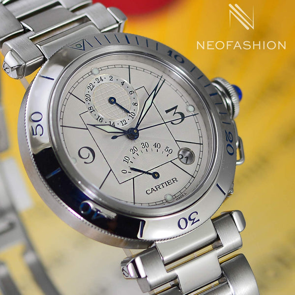 Cartier Pasha 38mm Power Reserve Automatic GMT 2388 Dan L