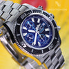 Breitling Superocean II Chronograph Black Dial Blue Accents A13341