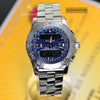 Breitling Airwolf Professional Chronometer SS 43mm Blue Dial Mens Watch A78363