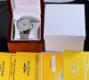 Breitling Transocean B01 Chronograph Limited Edition 43mm White Dial Mesh Bracelet Mens Watch AB0151