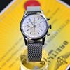 Breitling Transocean B01 Chronograph Limited Edition 43mm White Dial Mesh Bracelet Mens Watch AB0151