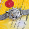 Breitling Transocean B01 Chronograph Limited Edition 43mm White Dial Mesh Bracelet Mens Watch AB0151