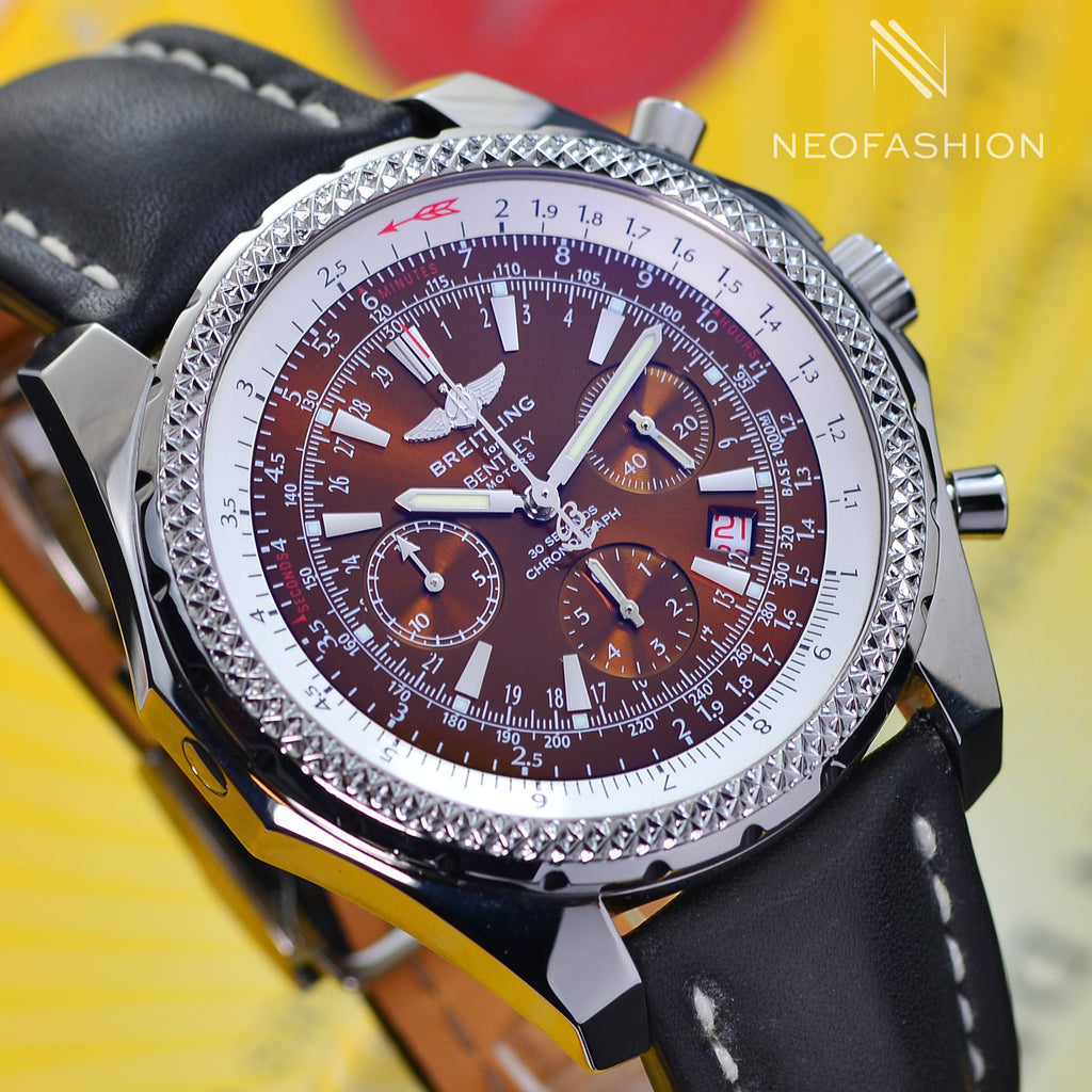 Breitling For Bentley Motors Bronze Dial A25362 Mens Watch