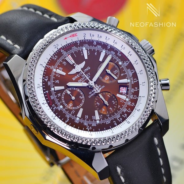 Breitling For Bentley Motors Bronze Dial A25362 Mens Watch