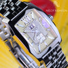 Breitling For Bentley Flying B Steel Mens Watch With Cream Dial  A16362