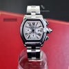 Cartier Roadster Chronograph XL White Dial Mens Luxury Watch 2618 W62006X6