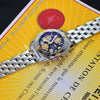 Breitling Cockpit Chronograph 18K Gold/SS Black Dial Watch B13358