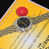 Breitling Crosswind 2 Tone/18K SS 43mm Diamond Bezel Black Dial Mens Watch B13355