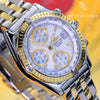 Breitling Chronomat GT 2 Tone 18K/SS Mother Of Pearl Dial 18K Gold/Steel Band D13350