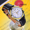 Breitling Chronomat 18K Gold & Steel Black Dial D13352﻿