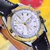 Breitling Chronomat 18K Gold & Steel Black Dial D13352﻿