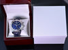 Breitling Chronomat B01 44mm Blue Dial Stainless Steel Mens Watch AB0110