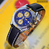 Breitling Chronomat Blue Dial Two Tone 18K/Steel Mens Sports Watch B13050