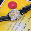Breitling Cockpit Chronograph 18K Gold/SS Factory Diamond Bezel Watch A13357