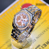 Breitling Cockpit Chronograph 18K Rose Gold/SS Diamond Bezel C13358