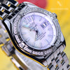 Breitling Cockpit 41 Automatic Big Date Factory MOP VVS Diamond Bezel A49350