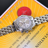 Breitling Chronomat SS 39mm Rare Mother Of Pearl Dial Mens Watch A13352