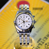 Breitling Chronomat 18K Gold & Steel White Dial D13352﻿