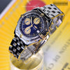 Breitling Chronomat 18K Gold & Stainless Steel Black Dial B13050﻿