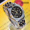 Breitling Crosswind 18K Gold/Stainless Steel Black Dial B13355