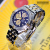 Breitling Crosswind Racing Black Dial Two-Tone 18K Gold/SS Mens Watch B13355