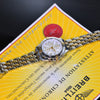 Breitling Crosswind 2 Tone 18K Gold/Stainless Steel White Dial Mens Watch B13355