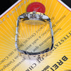 Breitling Crosswind 2 Tone 18K Gold Bezel/Stainless Steel Blue Dial Mens Watch D13355