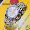 Breitling Crosswind 18K Gold/Stainless Steel White Dial B13055