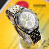 Breitling Crosswind 18K Gold/Stainless Steel White Dial B13355