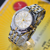 Breitling Crosswind 18K Gold/Stainless Steel White Dial B13355