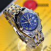 Breitling Crosswind 18K Gold/Stainless Steel Blue Dial B13055 Mens Watch