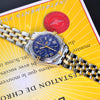 Breitling Crosswind 18K Gold/Stainless Steel Blue Dial B13055 Mens Watch
