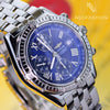 Breitling Crosswind Chronograph Blue Dial Mens Watch A13055