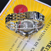 Breitling Crosswind 2 Tone 18K Gold/Stainless Steel Gold Bezel White Dial Mens Watch B13055