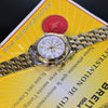 Breitling Crosswind 2 Tone 18K Gold/Stainless Steel Gold Bezel White Dial Mens Watch B13055