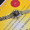 Breitling Lady J 2 Tone 18K/SS Gold Bezel Beautiful Black Dial Ladies Watch D52065