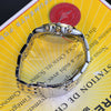 Breitling Chronomat 2 Tone 18K Gold Bezel/Stainless Steel White Dial Mens Watch B13050﻿