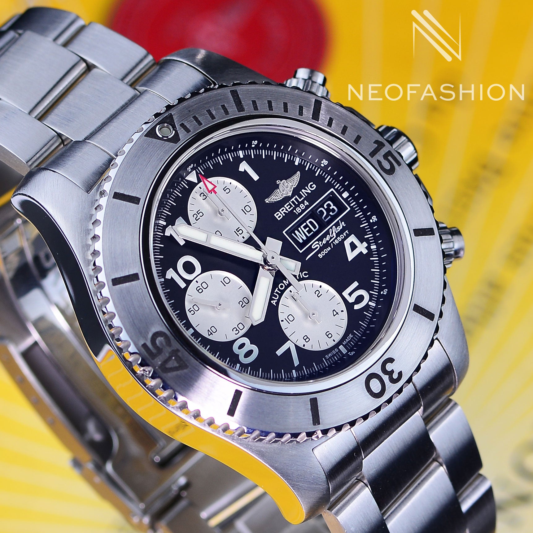 Breitling superocean steelfish chronograph deals