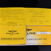 Breitling Chronomat Evolution 18K Gold/Steel Black Dial B13356