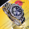 Breitling Chronomat Evolution Black Dial Factory 1.14ct VVS Diamonds A13356