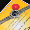 Breitling Galactic 36 Automatic Factory Original .67 CTS VVS Diamond Bezel Black Dial A37330